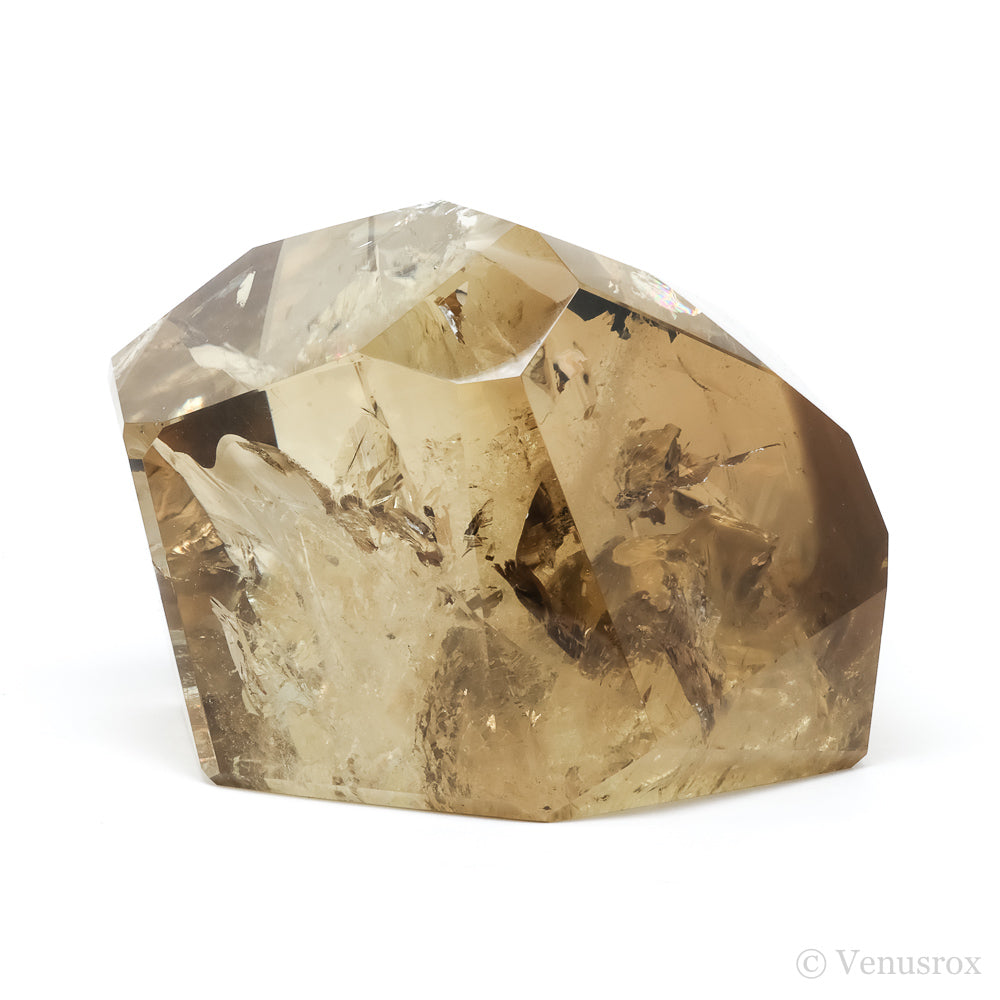 Natural Citrine/Smoky Phantom Quartz Polished Crystal from Brazil | Venusrox