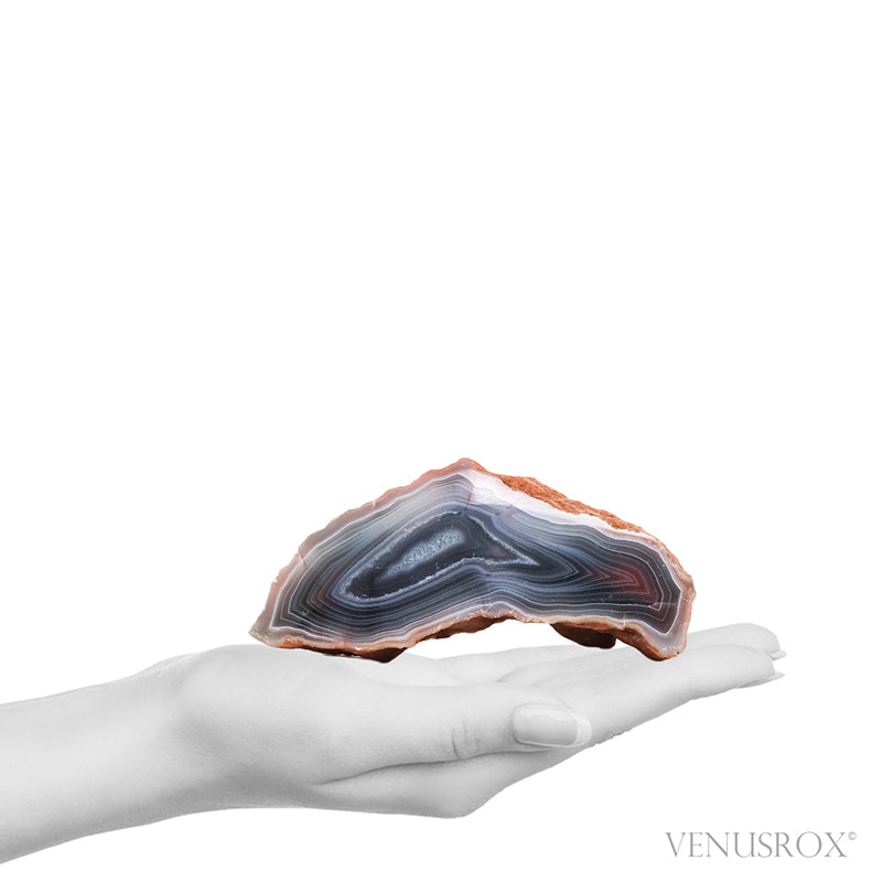 Agate Part Polished/Part Natural Crystal from Zimbabwe | Venusrox