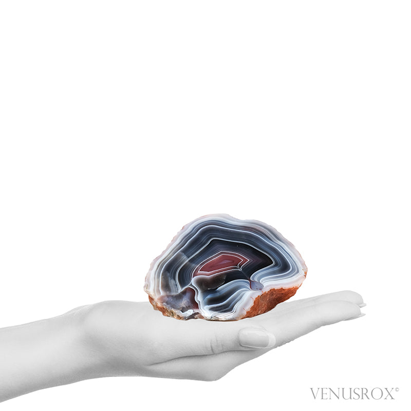 Agate Part Polished/Part Natural Crystal from Zimbabwe | Venusrox