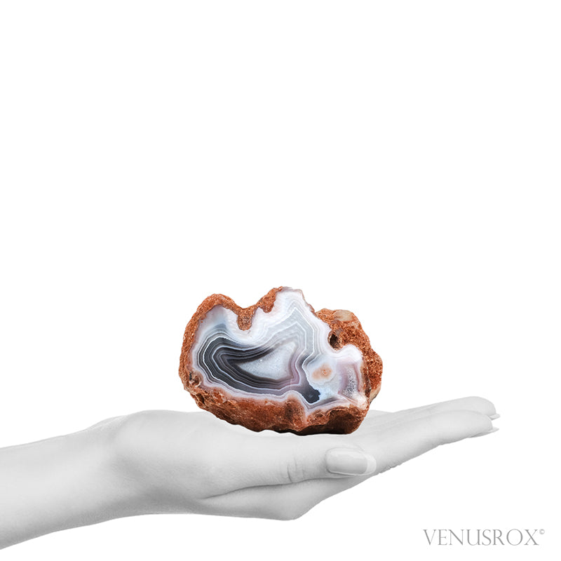 Agate Part Polished/Part Natural Crystal from Zimbabwe | Venusrox