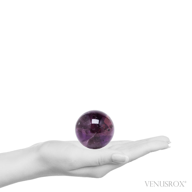 Amethyst Phantom Polished Sphere from Brazil | Venusrox