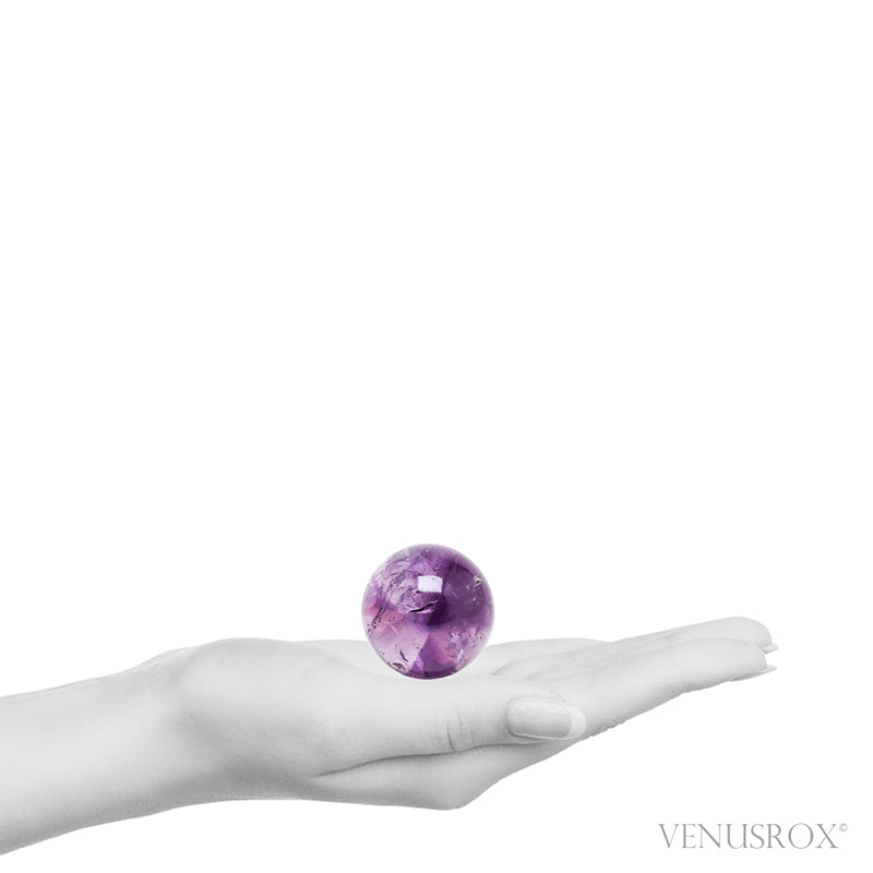Amethyst Phantom Polished Sphere from Brazil | Venusrox