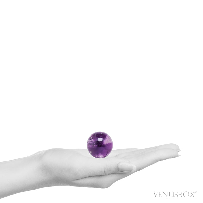 Amethyst Phantom Polished Sphere from Brazil | Venusrox