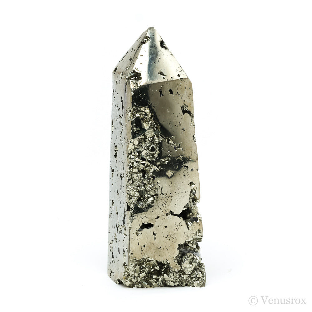 Pyrite Polished/Natural Geode Point from Peru | Venusrox