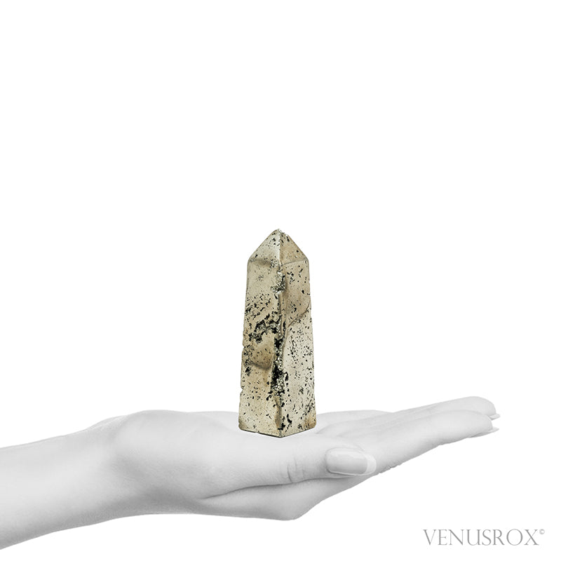 Pyrite Polished/Natural Geode Point from Peru | Venusrox