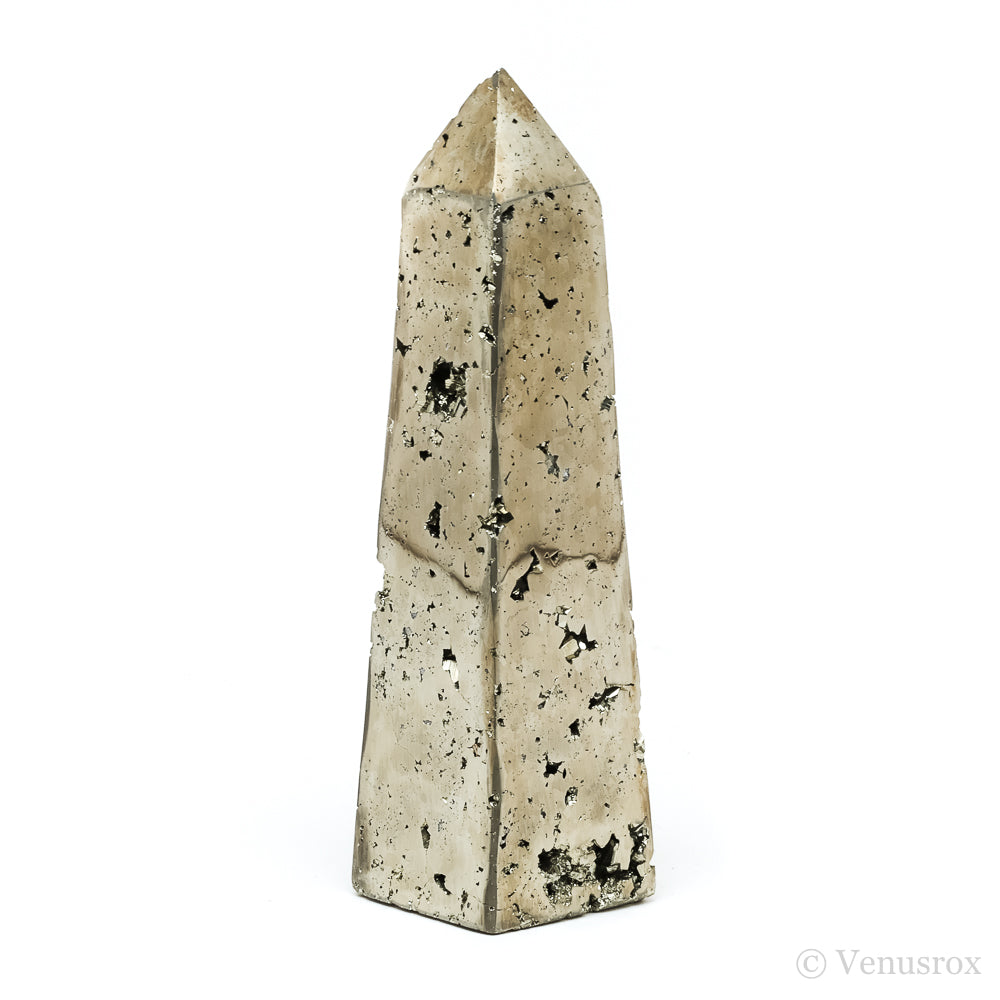 Pyrite Polished/Natural Geode Point from Peru | Venusrox