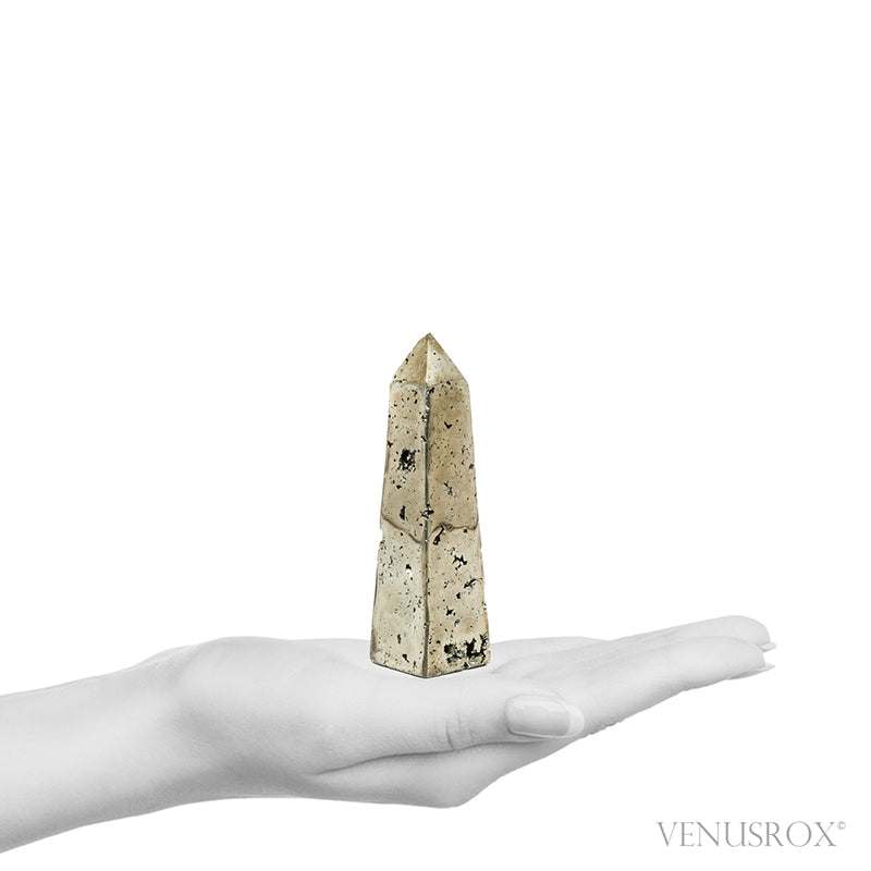 Pyrite Polished/Natural Geode Point from Peru | Venusrox