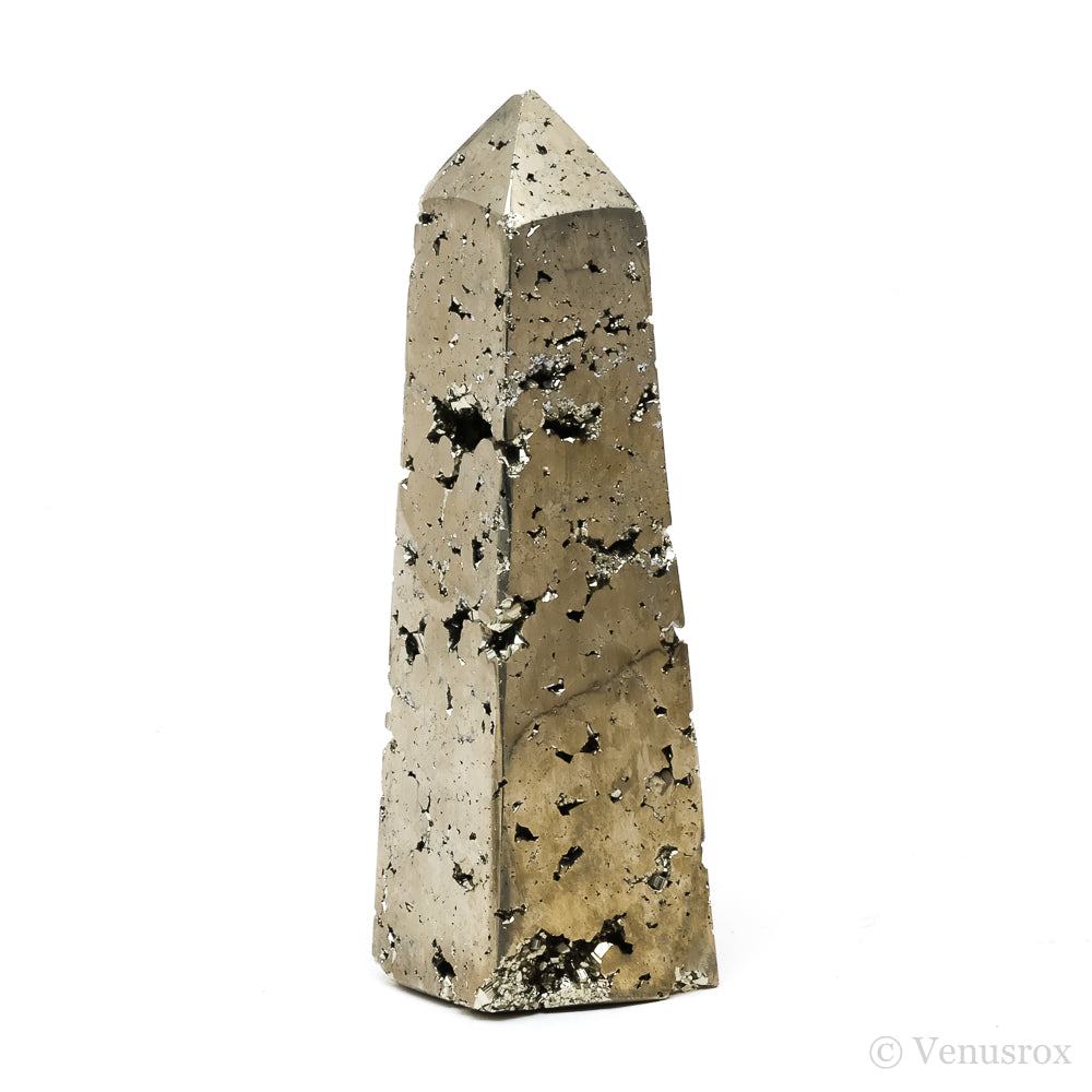 Pyrite Polished/Natural Geode Point from Peru | Venusrox
