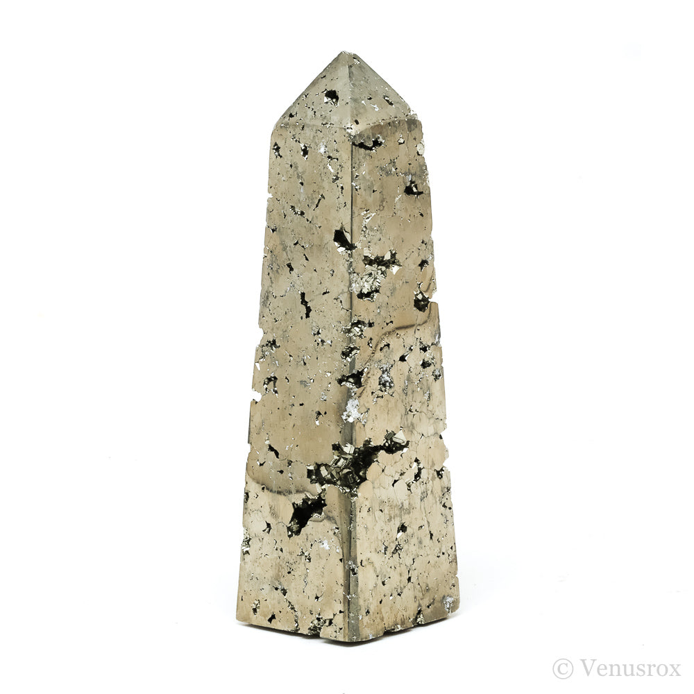 Pyrite Polished/Natural Geode Point from Peru | Venusrox