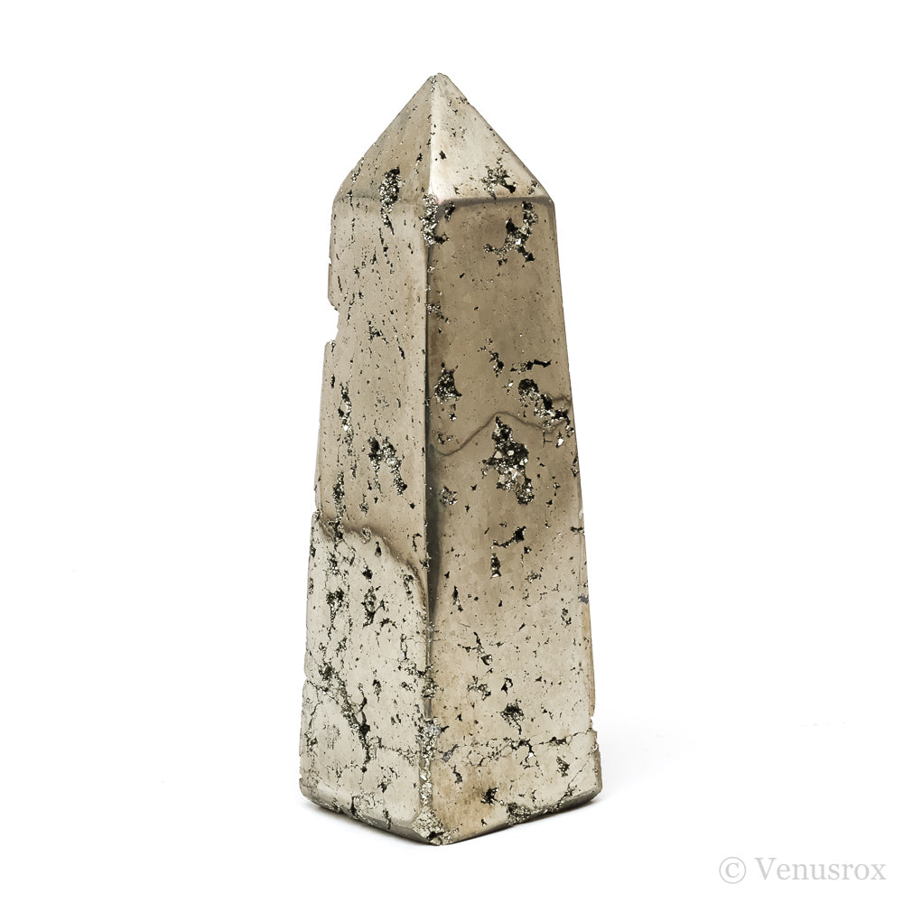 Pyrite Polished/Natural Geode Point from Peru | Venusrox