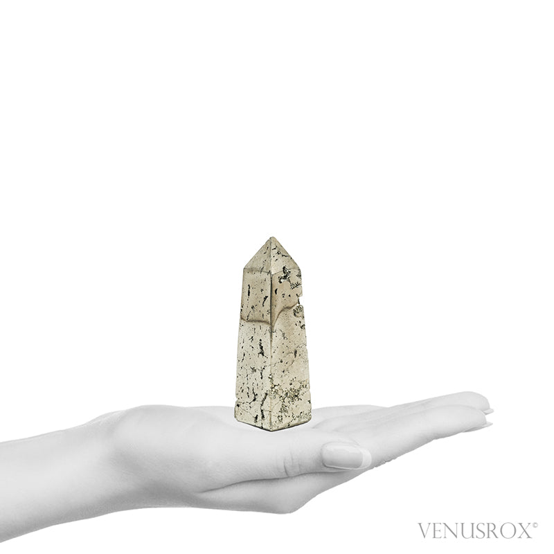 Pyrite Polished/Natural Geode Point from Peru | Venusrox