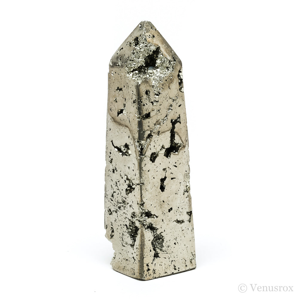 Pyrite Polished/Natural Geode Point from Peru | Venusrox