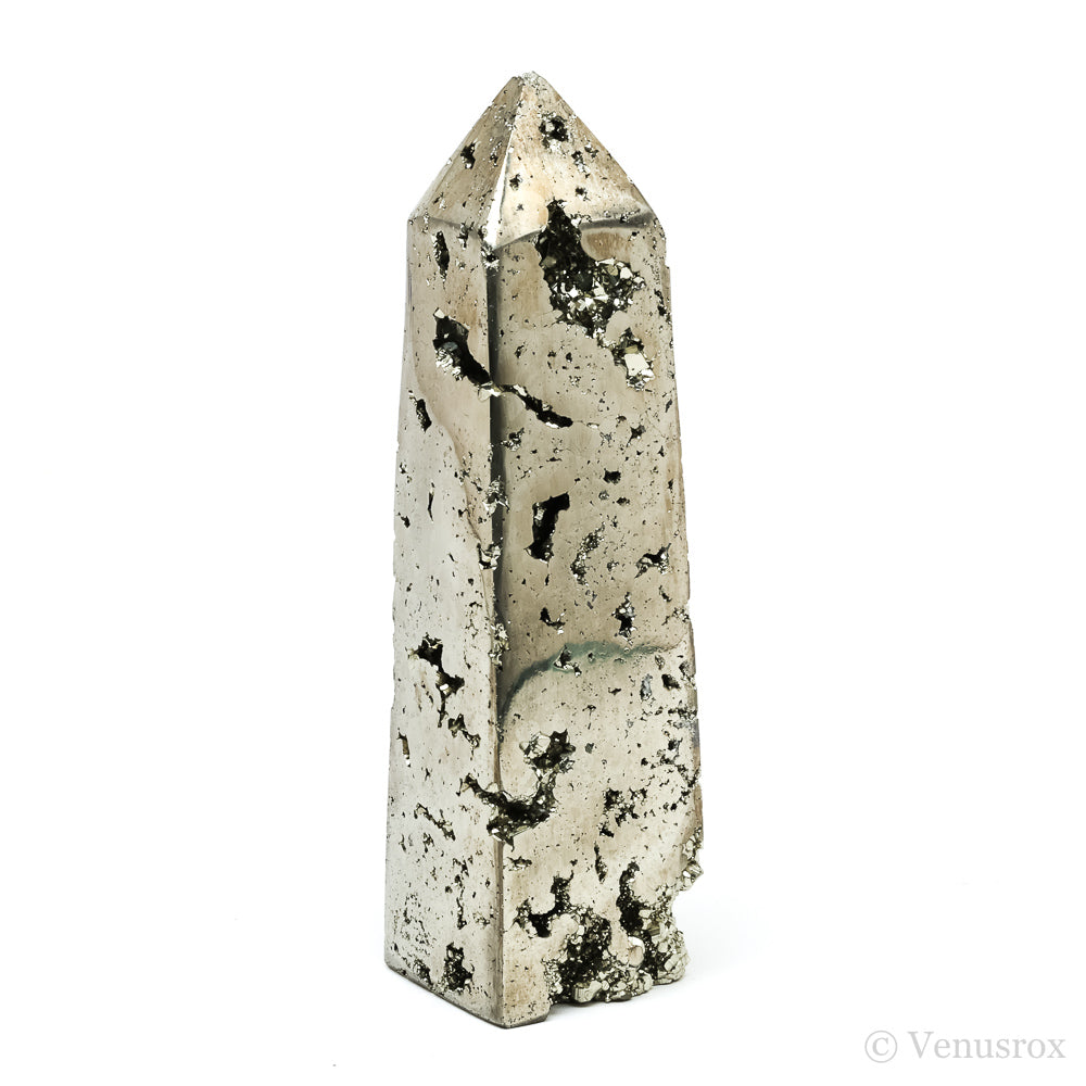 Pyrite Polished/Natural Geode Point from Peru | Venusrox