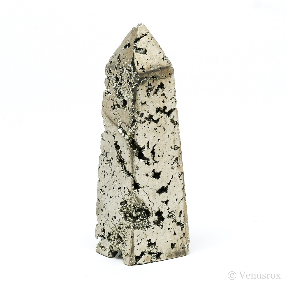Pyrite Polished/Natural Geode Point from Peru | Venusrox