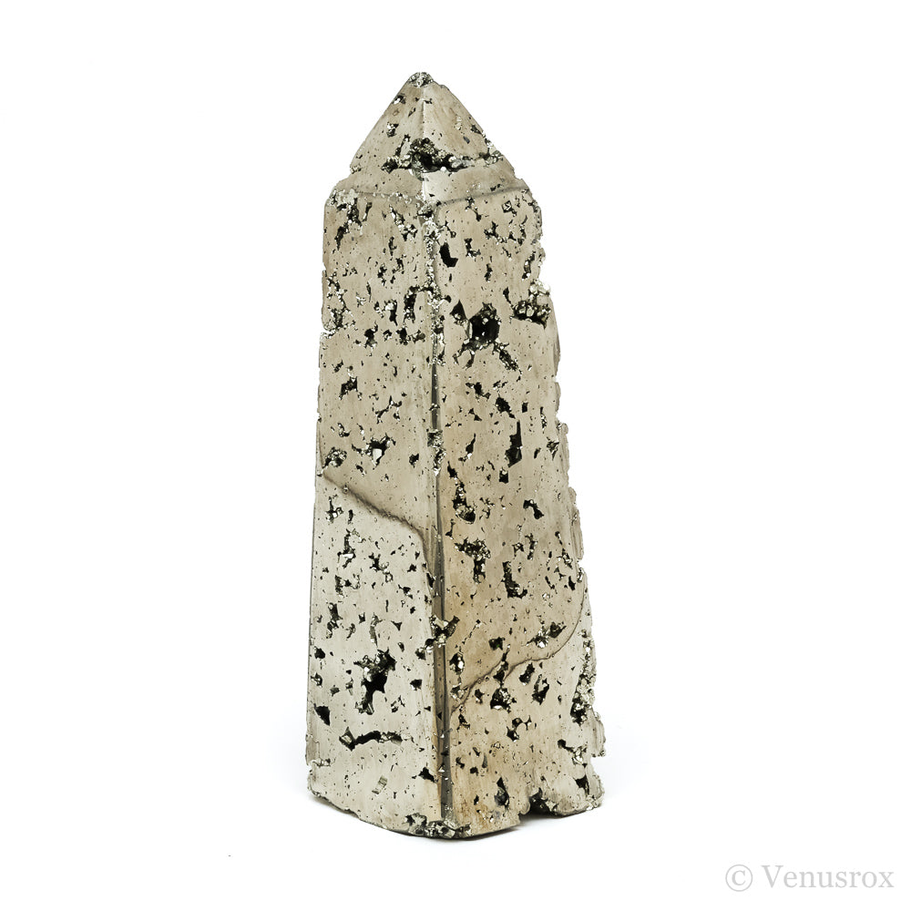 Pyrite Polished/Natural Geode Point from Peru | Venusrox