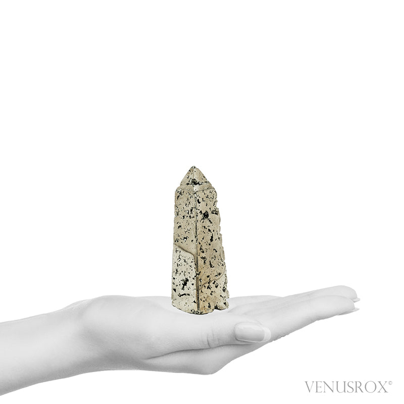Pyrite Polished/Natural Geode Point from Peru | Venusrox
