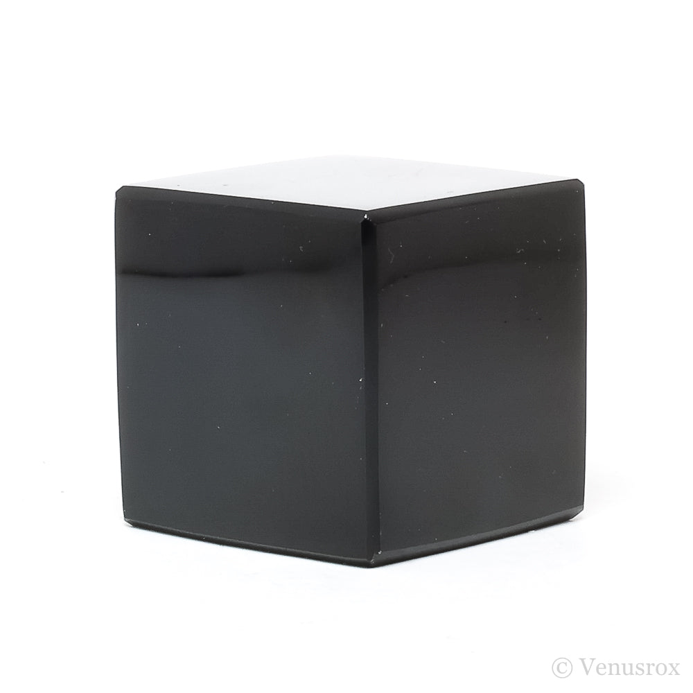 Black Obsidian Polished Cube from Mexico | Venusrox