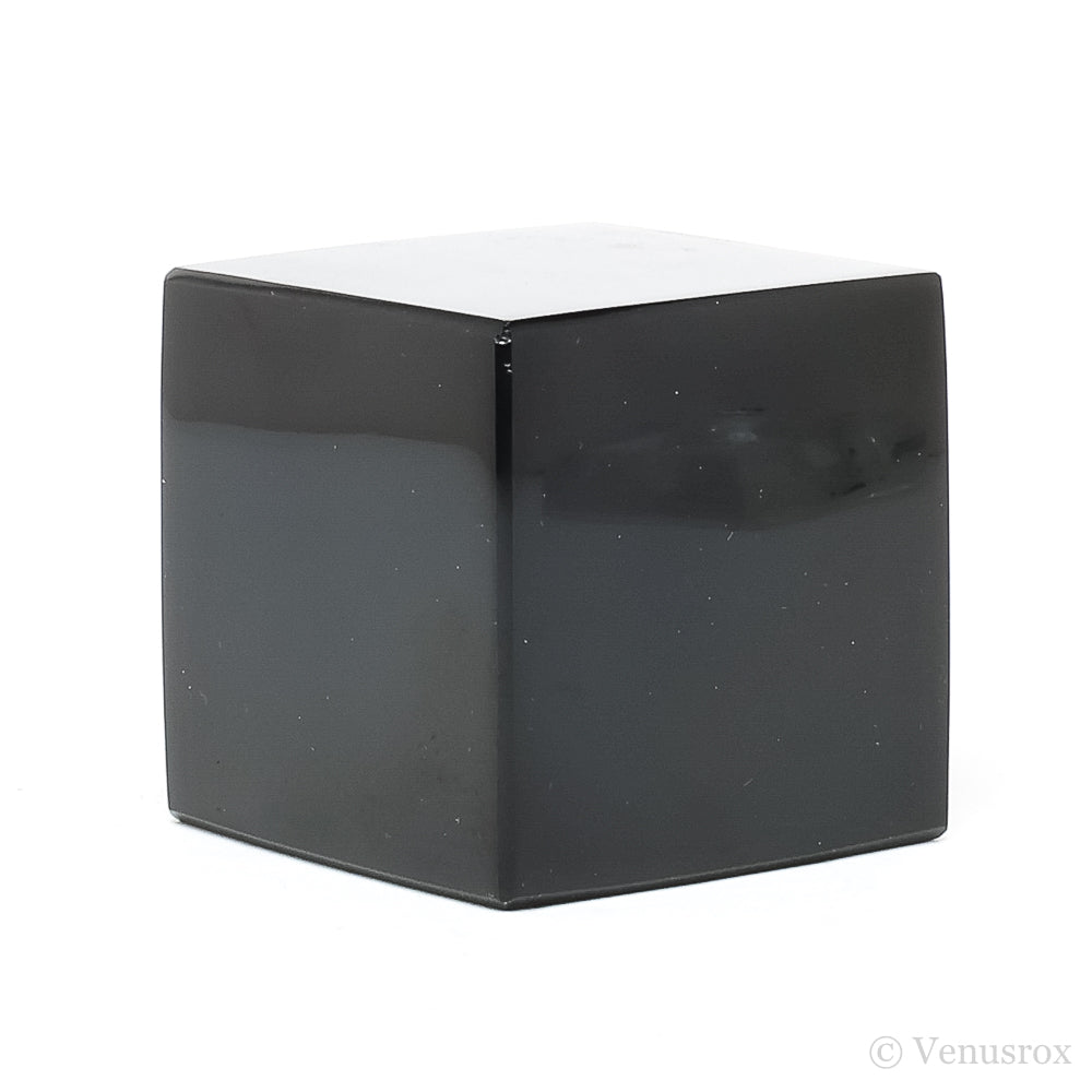 Black Obsidian Polished Cube from Mexico | Venusrox