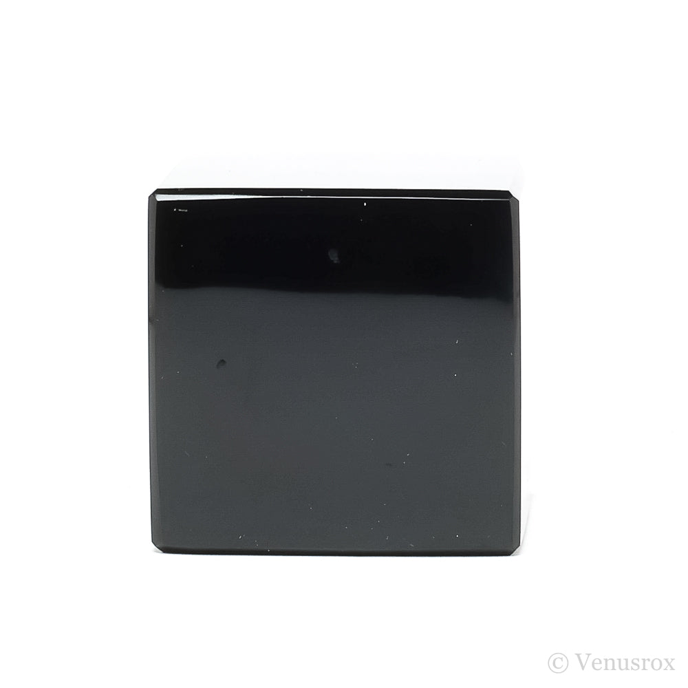 Black Obsidian Polished Cube from Mexico | Venusrox