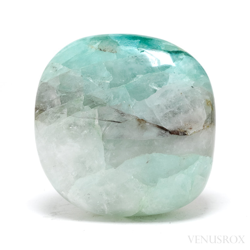 Chrysocolla in Quartz Polished Crystal from Peru | Venusrox