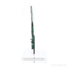 Malachite Polished Slice from the Democratic Republic of the Congo, mounted on a bespoke stand | Venusrox