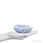 Blue Calcite Polished Bowl from Madagascar | Venusrox