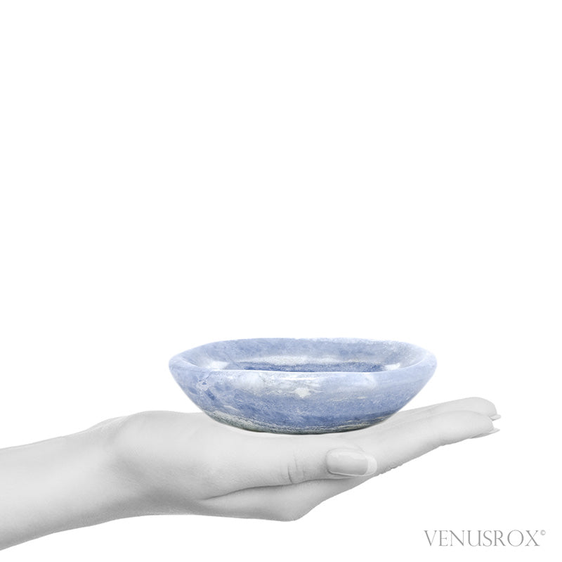 Blue Calcite Polished Bowl from Madagascar | Venusrox