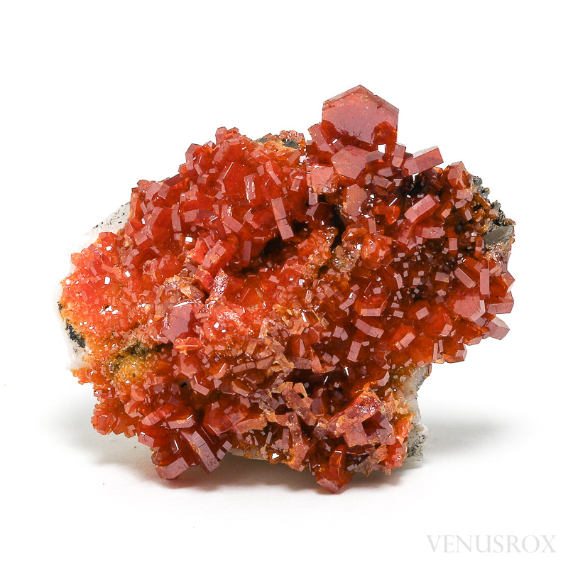 Vanadinite on Barite Natural Specimen from Mibladen, Midelt, Meknes-Tafilalet Region, Morocco | Venusrox