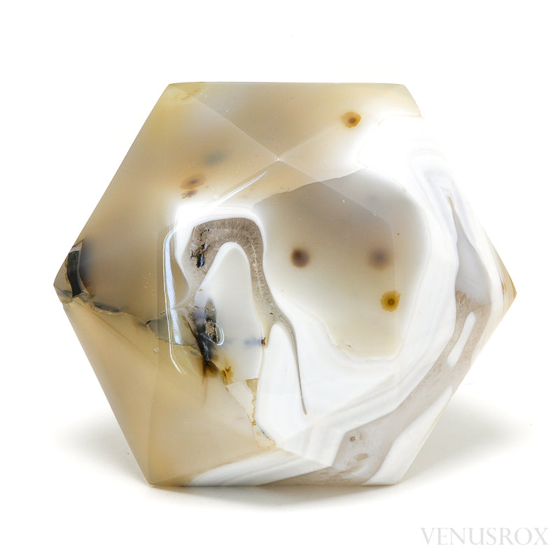 Agate with Quartz Polished Crystal from Madagascar | Venusrox