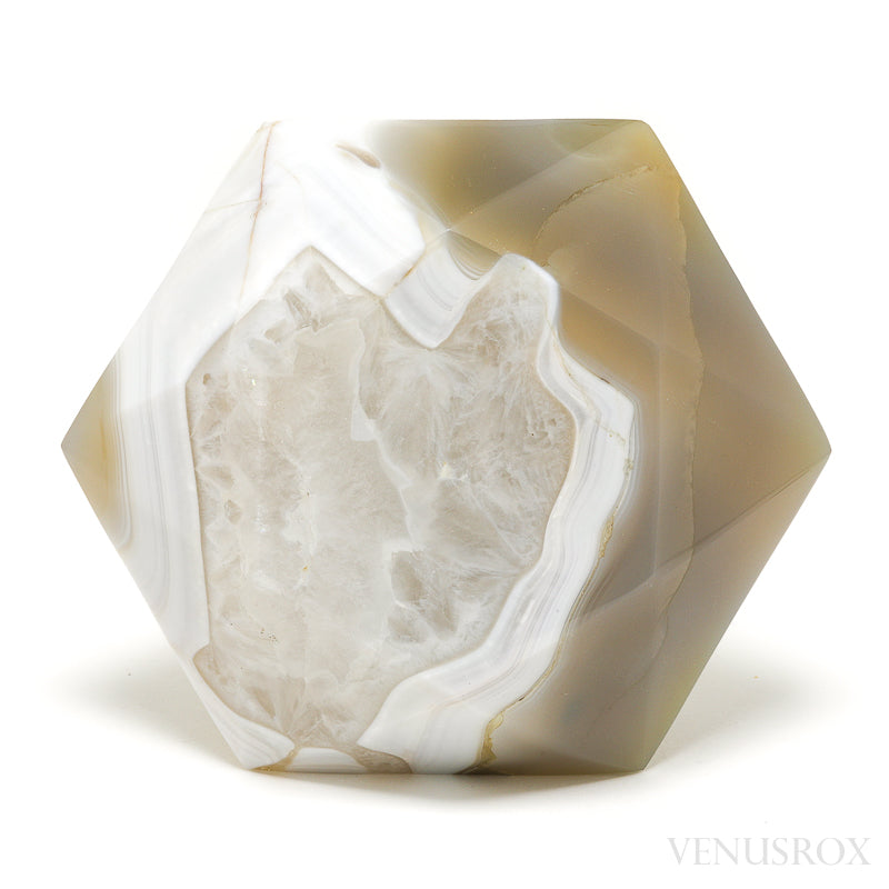 Agate with Quartz Polished Crystal from Madagascar | Venusrox