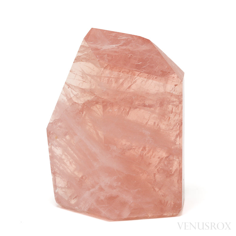 Rose Quartz Polished Crystal from Brazil | Venusrox