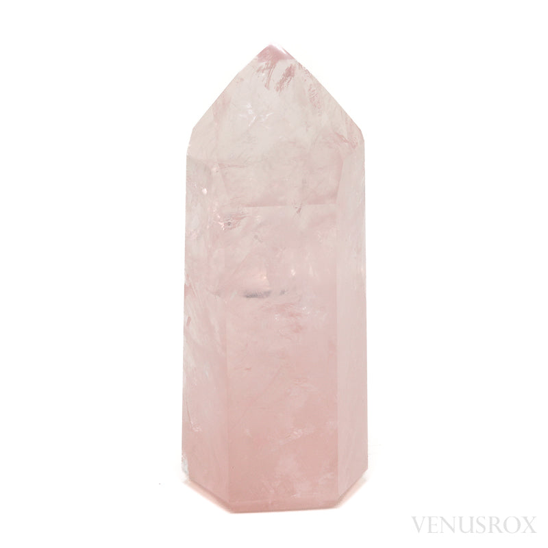 Rose Quartz Polished Point from Brazil | Venusrox