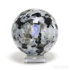 Rainbow Moonstone with Black Tourmaline Polished Sphere from India | Venusrox
