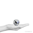 Rainbow Moonstone with Black Tourmaline Polished Sphere from India | Venusrox