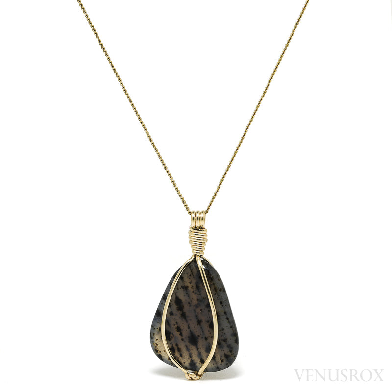 Agate Polished Crystal Pendant from Montana, USA | Venusrox