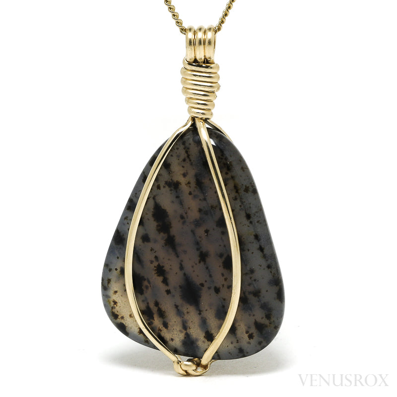 Agate Polished Crystal Pendant from Montana, USA | Venusrox
