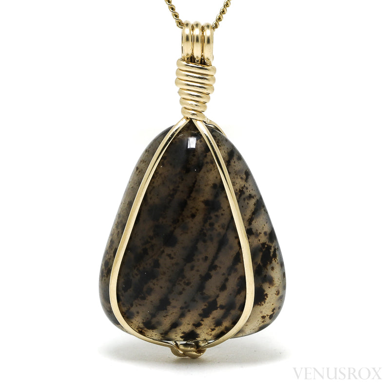 Agate Polished Crystal Pendant from Montana, USA | Venusrox
