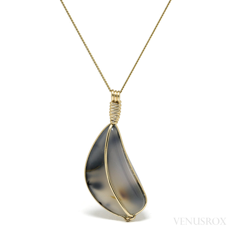 Agate Polished Crystal Pendant from Montana, USA | Venusrox