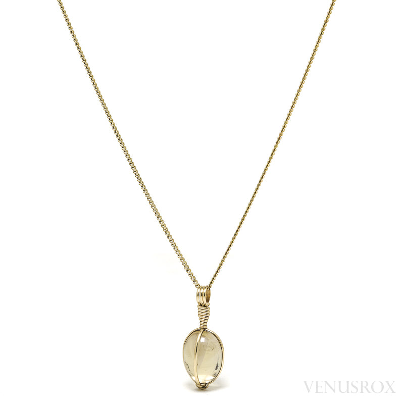 Natural Citrine Polished Sphere Pendant from Madagascar | Venusrox