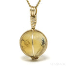 Natural Citrine Polished Sphere Pendant from Madagascar | Venusrox