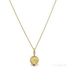 Natural Citrine Polished Sphere Pendant from Madagascar | Venusrox
