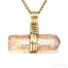 Imperial Topaz Natural Crystal Pendant from Brazil | Venusrox