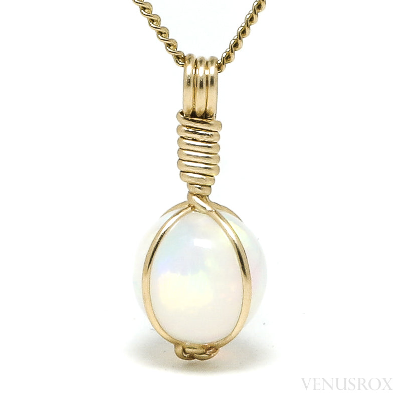 Opal Polished Sphere Pendant from Ethiopia | Venusrox