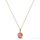 Rhodochrosite Sphere Pendant from Argentina | Venusrox