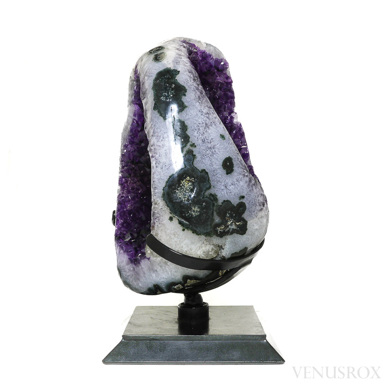 Amethyst with Calcite and Agate Polished/Natural Cluster | Venusrox