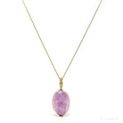 Kunzite Polished Crystal Pendant from Pakistan | Venusrox