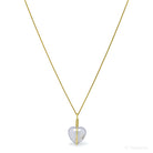 Blue Chalcedony Polished Heart Pendant from West Anatolia, Turkey | Venusrox