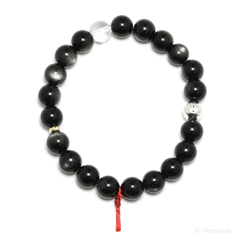 Silver Sheen Obsidian Bracelet from Mexico | Venusrox