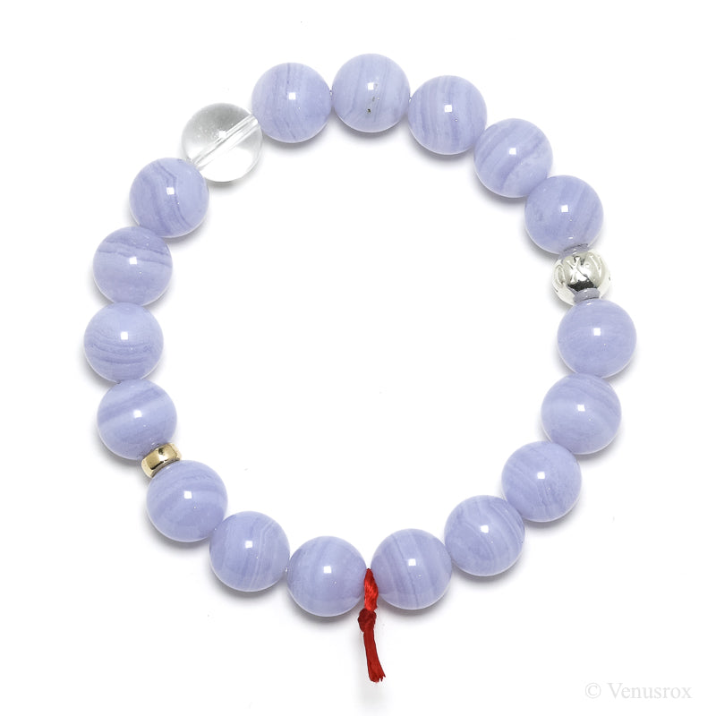 Blue Lace Agate Bracelet from Malawi | Venusrox