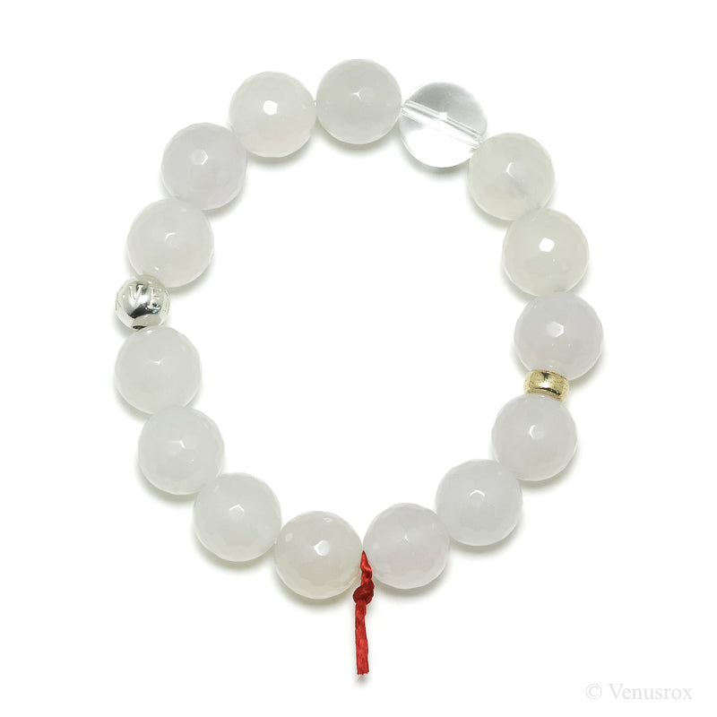 White Agate Bracelet from Brazil | Venusrox